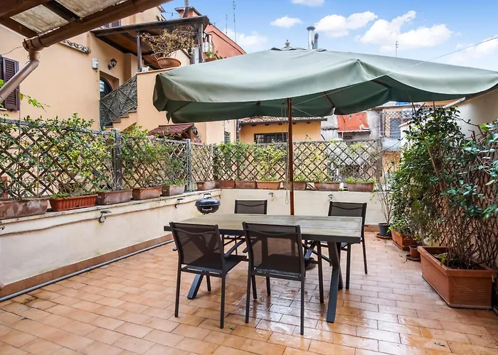 Appartement L'arte Dei Sogni With Terrace- Trastevere District