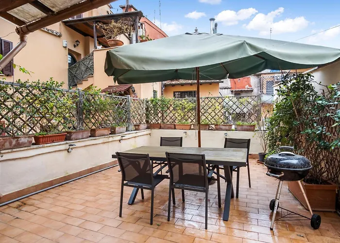 L'arte Dei Sogni With Terrace- Trastevere District Appartement Rome